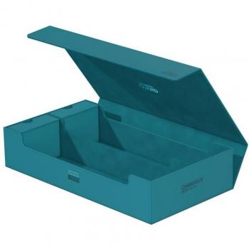 Ultimate Guard Omnihive 1000+ Xenoskin Gasolina Azul - Caja organizadora para cartas, capacidad para 1000 unidades, material Xenoskin resistente y duradero, diseño elegante en color gasolina azul