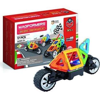 Magformers- Amazing Transform Wheel Set Juguete magnético de construcción, Multicolor, 26.2 x 18.2 x 8 cm