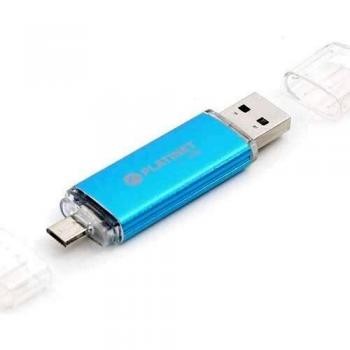 Pendrive 16GB con micro USB Azul Platinet AX-Depo