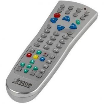 Vivanco UR 89 - Mando a distancia universal 8 en 1, color plateado