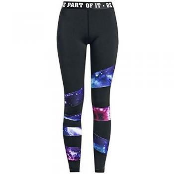 R.E.D. by EMP Shake Your Body Mujer Leggins Negro/Multicolores L
