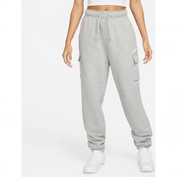 Nike Sportswear Club Flouncy MR Cargo Training Pants Women, Grey, Size: XL