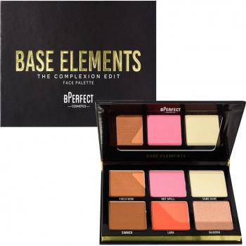 BPerfect - Paleta de rostro Base Elements - The Complexion Edit 27 g, maquillaje facial multiusos