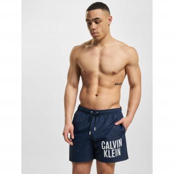 Bañador Calvin Klein Medium Drawstring Intense Power azul oscuro blanco - S