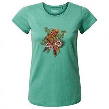 Craghoppers Lima SS T-Shirt Parkt 14 Polos/Camisetas, Mujer, Parque SBrz