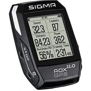 Sigma Sport Rox Gps 11.0 - Set con Ciclocomputador, Color Negro, Talla Unica