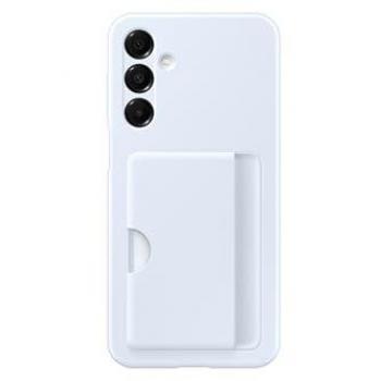 Funda Samsung Galaxy A16 con ranura para tarjetas, color azul, resistente y funcional