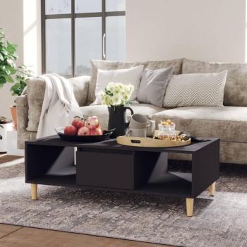 Mesa de salón de aglomerado gris 103,5x60x35 cm madera multicapa