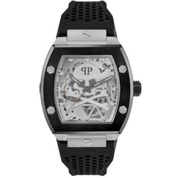 Philipp Plein Automatic Men's Watch The $keleton Black Male One Size