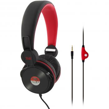 T 'NB csbcvinyle peatones Auriculares Negro/Rojo
