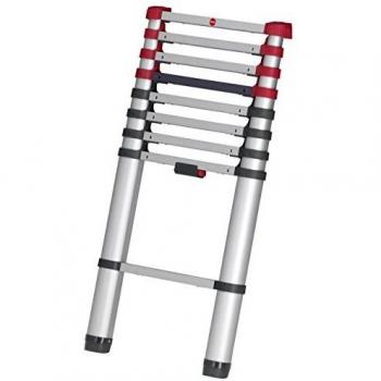 Escalera telescópica 7113091, color plata, de Hailo