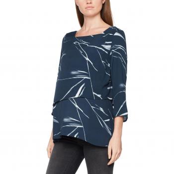 MAMALICIOUS Mlashley June 3/4 Woven Top Nf N, Blusa Pre-Mama Mujer, Multicolor