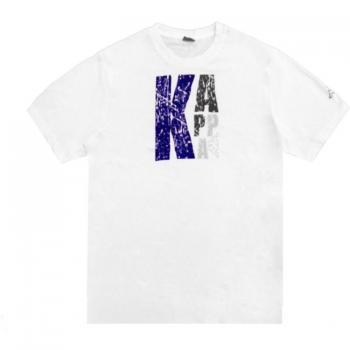 Camiseta de Manga Corta Hombre Kappa Sportswear Logo Blanco