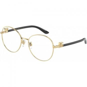 Dolce & Gabbana DG1339 02 Round Gold Women's Eyeglasses