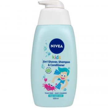 Nivea Kids Boy Delicate Shower Gel and Shampoo for Children 500 ml