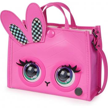 Purse Pets Bolso Interactivo para Niñas Mascota Electrónica Holly Hops Bunny