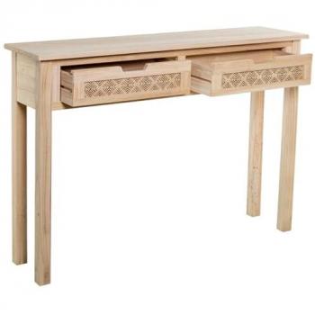 Consola Alexandra House Living Marrón Madera 110 x 81 x 30 cm