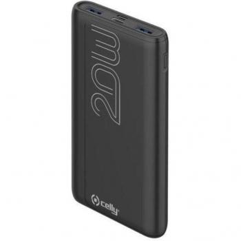 Powerbank Celly PBPD10000EVOBK 10A PD 22W Negro