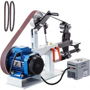 Vevor Lijadora de Banda 1500W con Motor de Cobre Puro, Velocidad Variable 0-2800 r/min, Tamaño de Cintas 5 x 208 cm