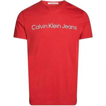 Camiseta Slim con logo lila Calvin Klein Jeans