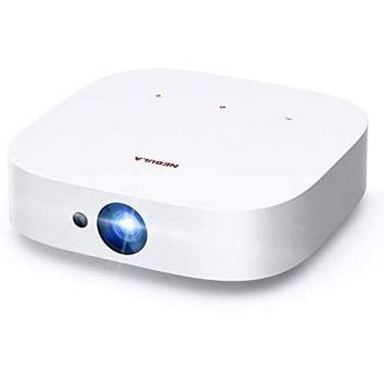 Anker Nebula Solar Proyector FHD 1080p, Dolby Digital Plus, 2 Altavoces de 3 W, Android TV, Enfoque automático, corrección Trapezoidal, Zoom Digital, duplicación de Pantalla para teléfonos