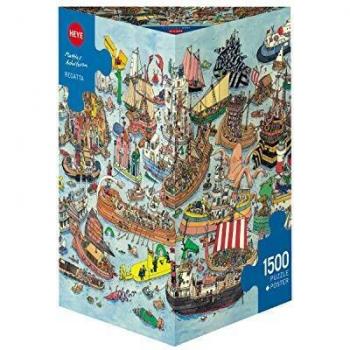 Puzzle 1500 Piezas Heye Regata Caja Triangular