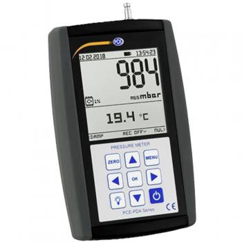 Manómetro Absoluto PCE-PDA A100L con Registro de Datos, Pantalla LCD Gráfica y Conexión USB