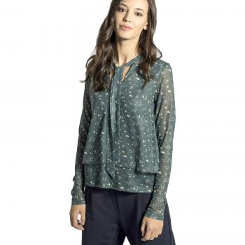 Smash! Bolo, Camiseta de Manga Larga para Mujer, Verde