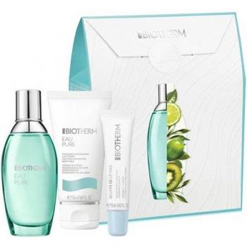 Biotherm Eau Pure Unisex Gift Set: Eau de Toilette Spray 50 ml, Body Lotion 50 ml, Hydrating Lip Balm 13 ml