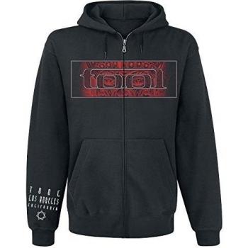 Tool Red Face Sudadera capucha con cremallera Negro XL