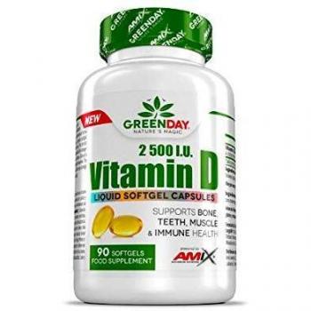 AMIX GreenDay Vitamin D 2500 I.U. - 90 caps.