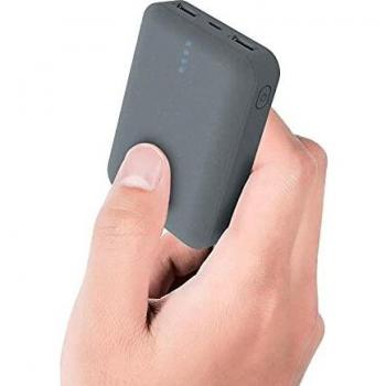 ockred Batería Externa Power Bank 10000Mah, Cargador Portátil Móvil con 2 Puertos Salidas USB Alta Velocidad y LED, Compatible con, Phone,Samsung Galaxy, Huawei Y Otros Smartphones