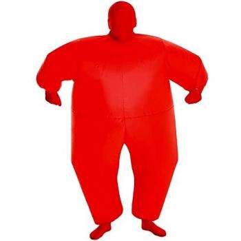 Morph Divertido Disfraz Inflable Rojo Niños - Una talla le queda a la mayoría