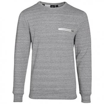 Volcom Anomy C Fleece - Sudadera para hombre, color gris, talla S