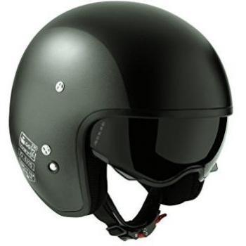 AGV Casco de motorista, color Gris / Negro mate, talla XL