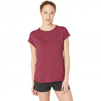 Columbia Mujer Camiseta, Pilsner Peak Tee, Algodón, Violeta