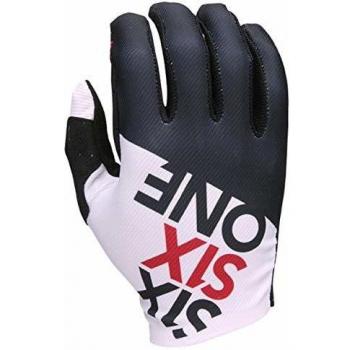 SIXSIXONE Raji - Guantes Largos Hombre - Blanco/Negro Talla S 2018