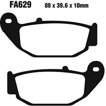 Pastillas de Freno EBC TT FA629TT - Compuesto Híbrido Orgánico de Carbono para Enduro y Off-Road Rápido