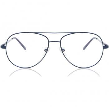 Pilot Full Rim Metal Kids' Prescription Glasses - Blue Light Block Available - Size 54 - Free Lenses - SmartBuy Kids
