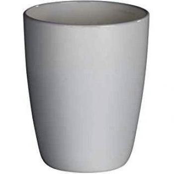 Wenko Cocktail Vaso para Cepillos de Dientes, Poliestireno, Blanco, 8x8x10 cm
