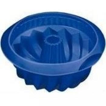 Lékué 2400 ml de profundidad Savarin moldes de acero inoxidable para, azul