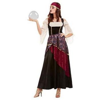 Smiffys 50953M - Disfraz de Fortune Teller para mujer, talla M, color negro
