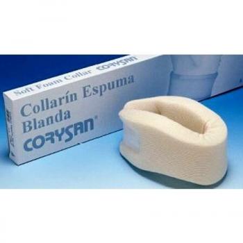Collarín Cervical Blando con Funda de Recambio t1 - perímetro Cuello aproximado 36 cm
