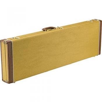 Fender Classic Series Tweed Wood Case for Precision Bass & Jazz Bass Guitars