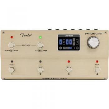 Fender Switchboard Effects Operator True-Bypass Guitar Pedal with Hi-Fi Buffers