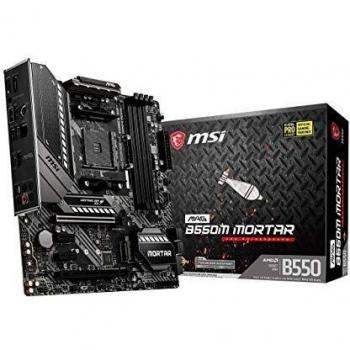 MSI MAG B550M MORTAR Motherboard mATX - Supports AMD Ryzen 3rd Gen Processors, AM4, DDR4 Boost