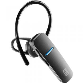 Auriculares Intraurales Bluetooth CellularLine Sleek - Hasta 6 horas de autonomía, Asistente de Voz, Negro