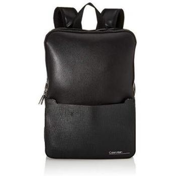 Calvin Klein - Sliver Mix 3g Square Backpack, Shoppers y bolsos de hombro Hombre, Negro