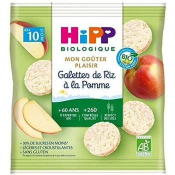 HiPP Organic Apple Rice Cakes Snack for 10+ Months, 30g Bag