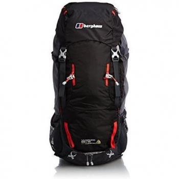 Berghaus Wilderness 80 - Mochila de senderismo, color negro, talla 32 x 36 x 78 cm, 65 + 15 Litros